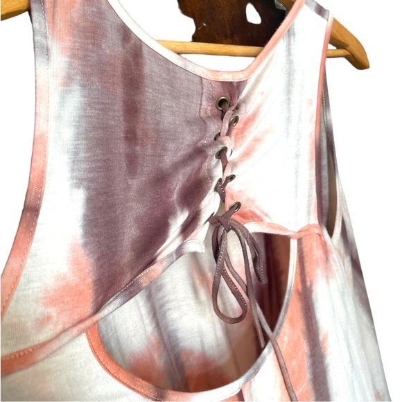 CY Fashion, multi color dress, POCKETS, cut out/tie back, swing/flowy - Picture 14 of 16